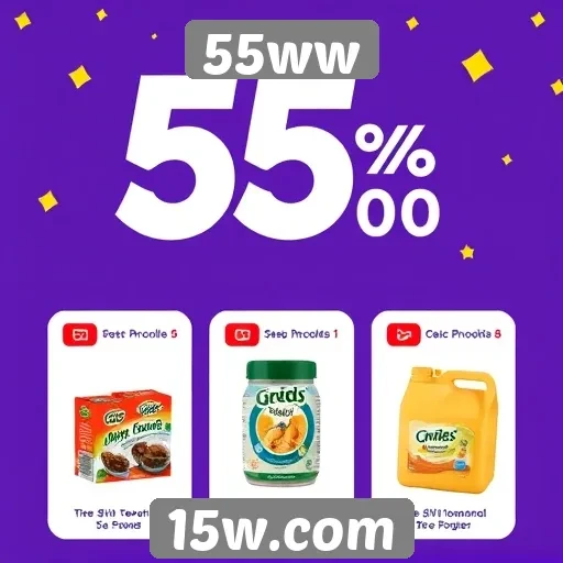 Exploração das promoções e ofertas do site 55ww