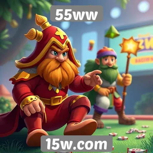 55ww se destaca pela variedade de jogos disponíveis